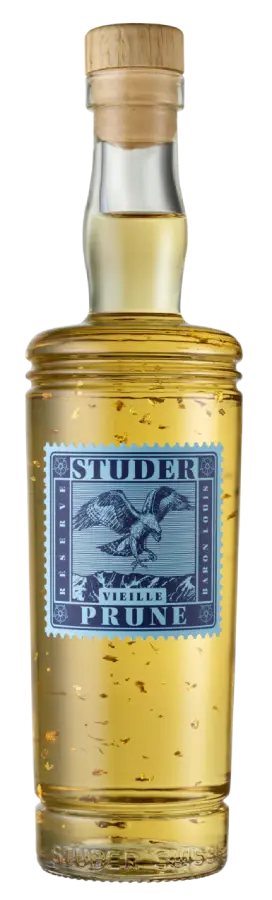 Studer Vieille Prune Goldflitter 35 cl