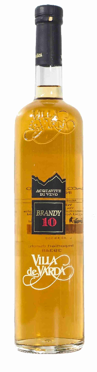 Acquavite di Vino Brandy 10 anni, Villa de Varda