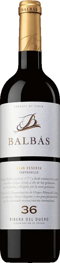 Balbás Gran Reserva Tempranillo 2018