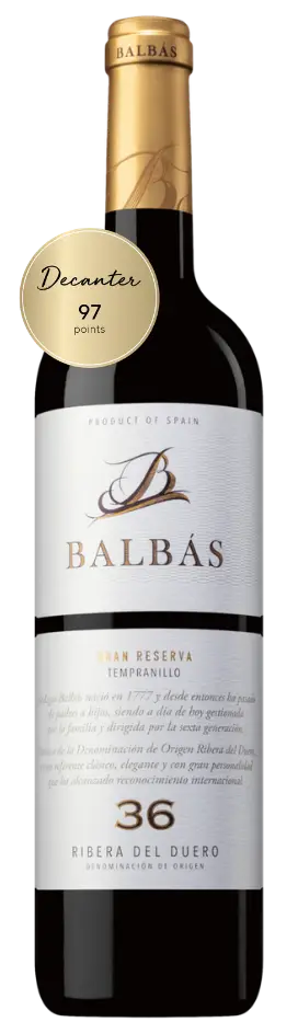 Balbás Gran Reserva Tempranillo 2018