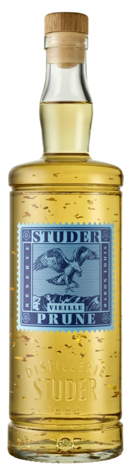 Studer Vieille Prune 70cl Goldflitter  