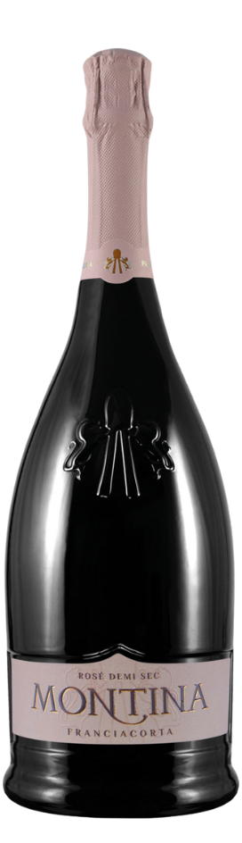 La Montina Rosé Demi-Sec Franciacorta DOCG |  aus Lombardei, Italien | 1.5l