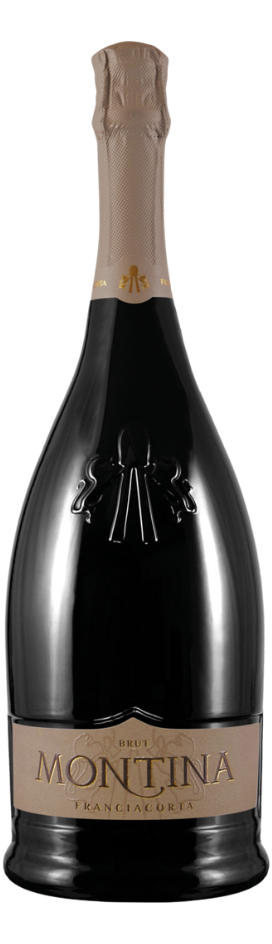 La Montina Brut Franciacorta DOCG | Chardonnay aus Lombardei, Italien | 1.5l
