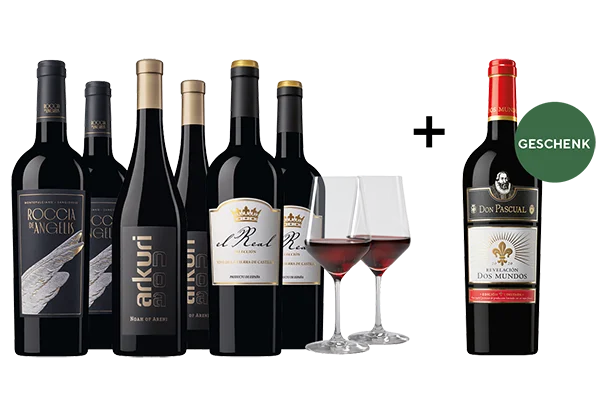 6er MeinWein-Abo Rotwein Geschenk