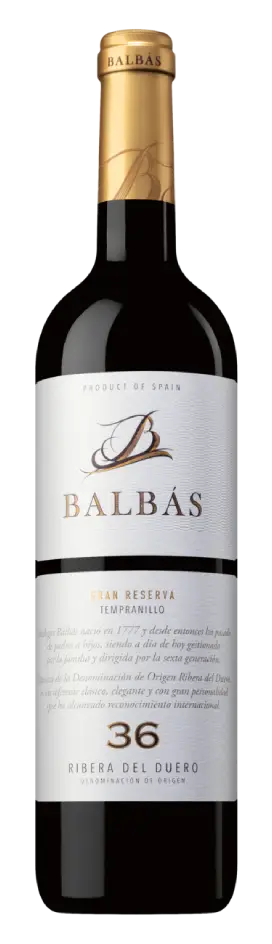 Balbás Gran Reserva Tempranillo 2018