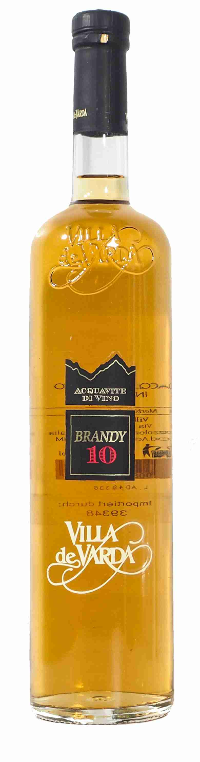 Acquavite di Vino Brandy 10 anni, Villa de Varda 